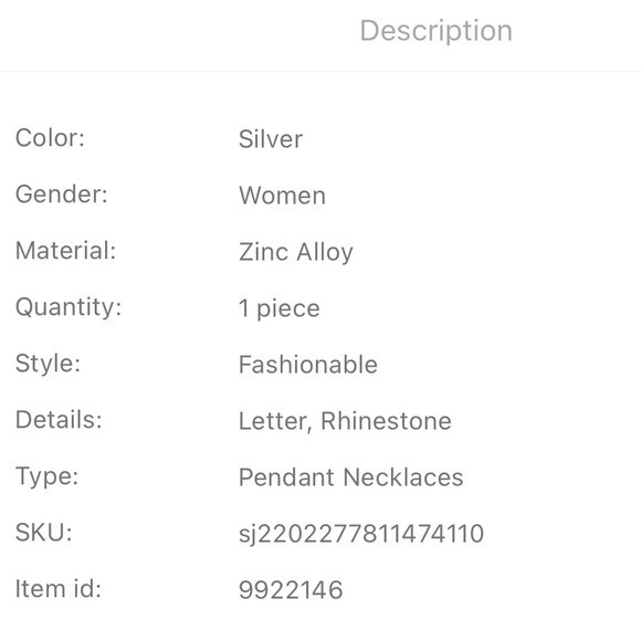 Rhinestone Treble Clef Charm Necklace Silver Plated Music Note - Picture 5 of 6